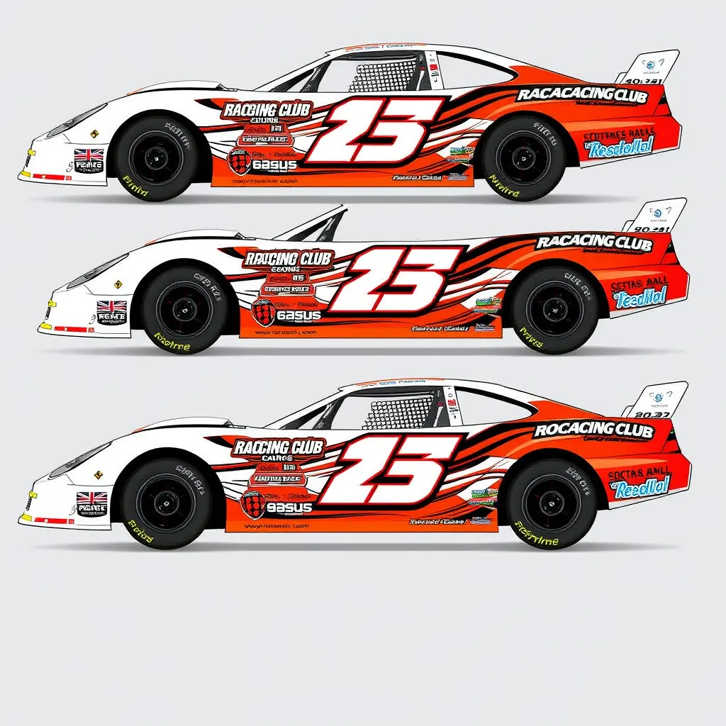 Dirt Modified Race Car Wraps