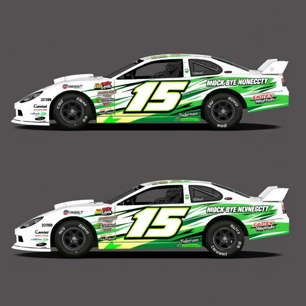 Dirt Modified Race Car Wraps